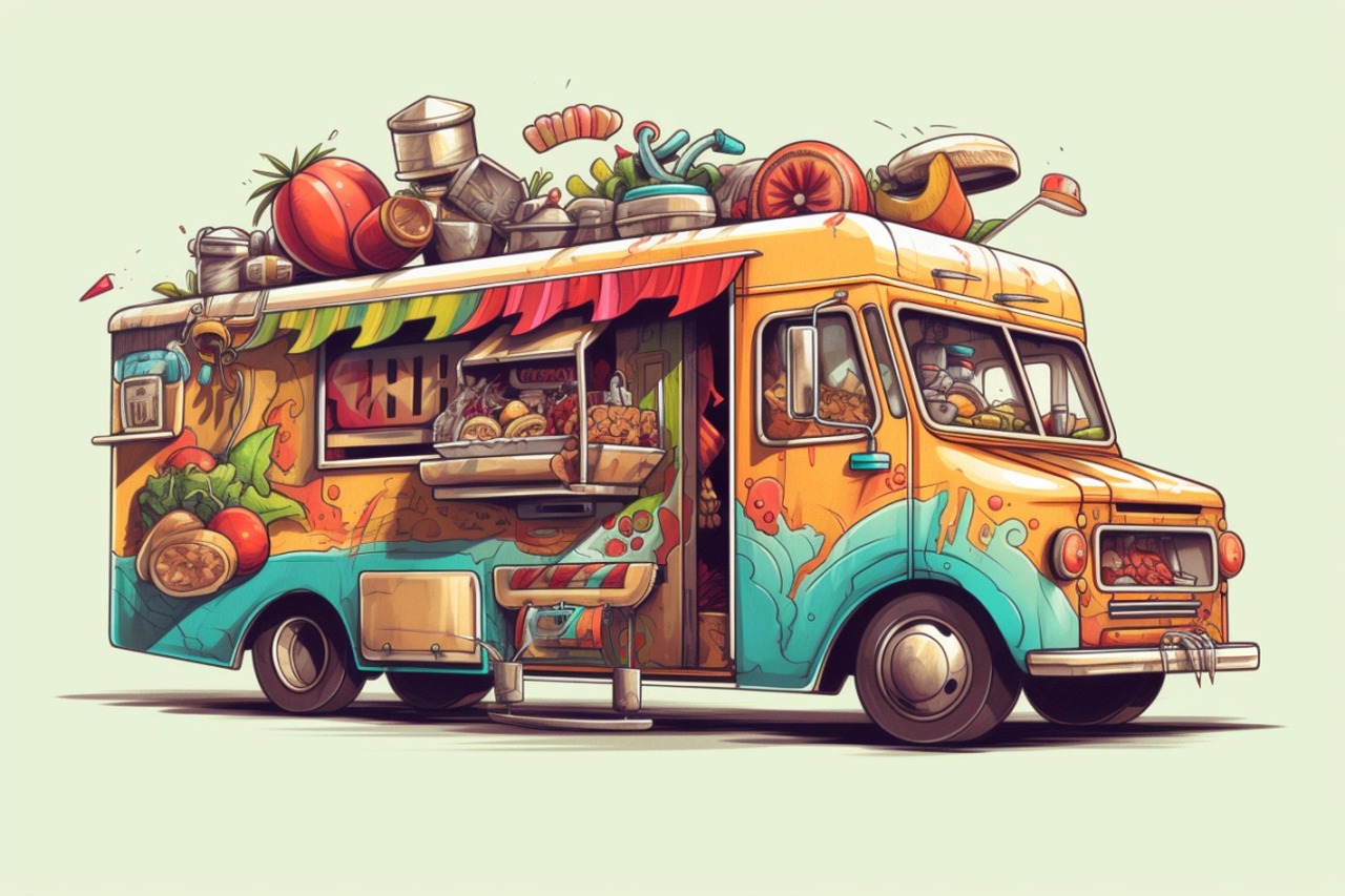 food truck, food, truck, car, cartoon, vehicle, automotive, car wallpapers, automobile